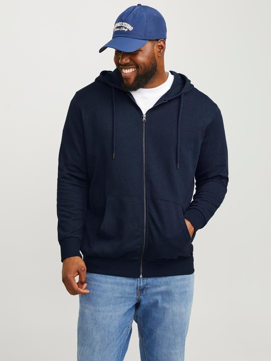 Produktbild Jack & Jones Durchgehender Reissverschluss Plus Size Hoodie (XXL)