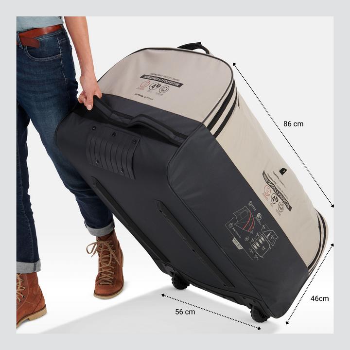 Image du produit Quechua AirSeconds 4.2 Polycoton (Tente tunnel, 37.25 kg, 4 personnes)
