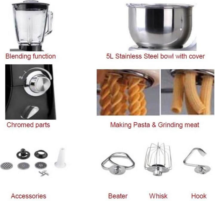 Actual product image Topmatic PKM-1800.1BG Multifunction blender