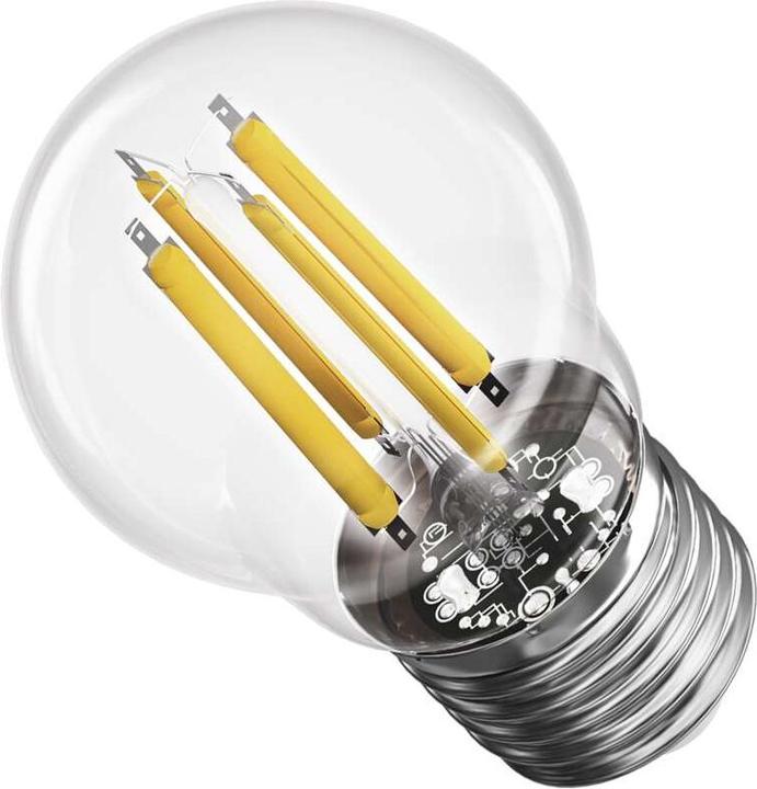 Immagine prodotto Emos Lampada LED Filament Mini Globe / E27 / 5,9 W (60 W) / 806 lm / Bianco caldo (E27, 5.90 W, 806 lm, 1 x, D)