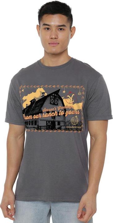 Immagine prodotto Yellowstone Seasons Greetings From The Maglietta Natale Uomo (M)