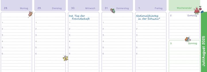 Produktbild Der Wochen-Tischkalender für das Schuljahr 2025/2026 (Deutsch)