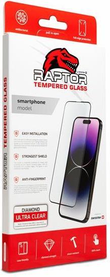 Produktbild Swissten Raptor Diamond Ultra Clear 3D Tempered Glass iPhone 14 Pro, schwarz (1 Stück, Apple iPhone 14 Pro)