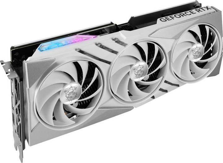 Actual product image MSI GeForce RTX 4070 Ti SUPER GAMING X SLIM White (16 GB)