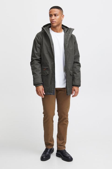 Image du produit Solid Bello Manteau D'Hiver Parka Veste Longue Pour Homme À Capuche (M)