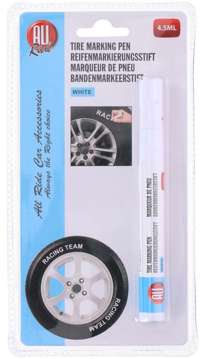 Immagine prodotto All Ride Pennarello per pneumatici bianco 4,5ml