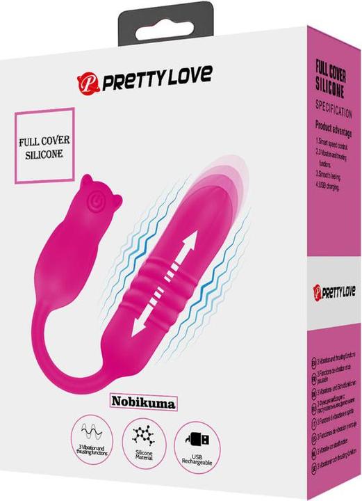 Actual product image Pretty Love Pink Silicone Vibrating Bullet