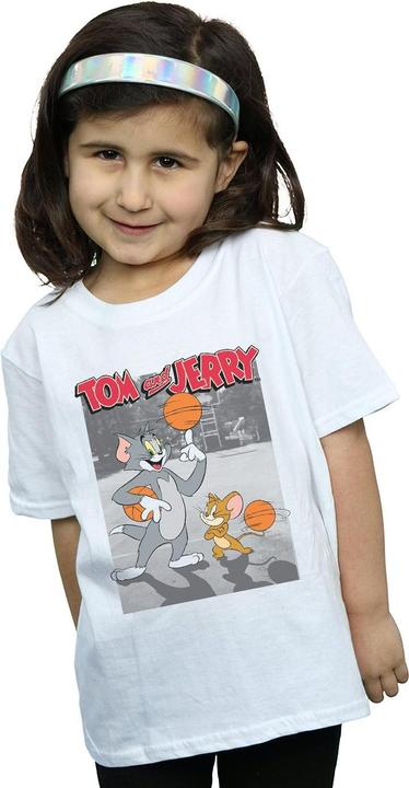 Immagine prodotto Tom & Jerry Basketball Buddies Maglietta Ragazze (140, 146)