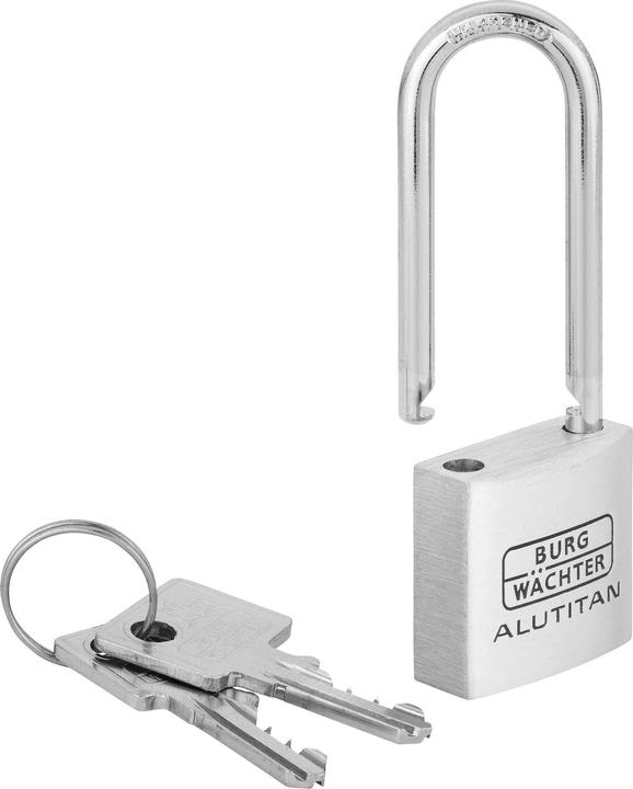 Produktbild Burg Wächter Vorhängeschlösser 770 HB Alutitan