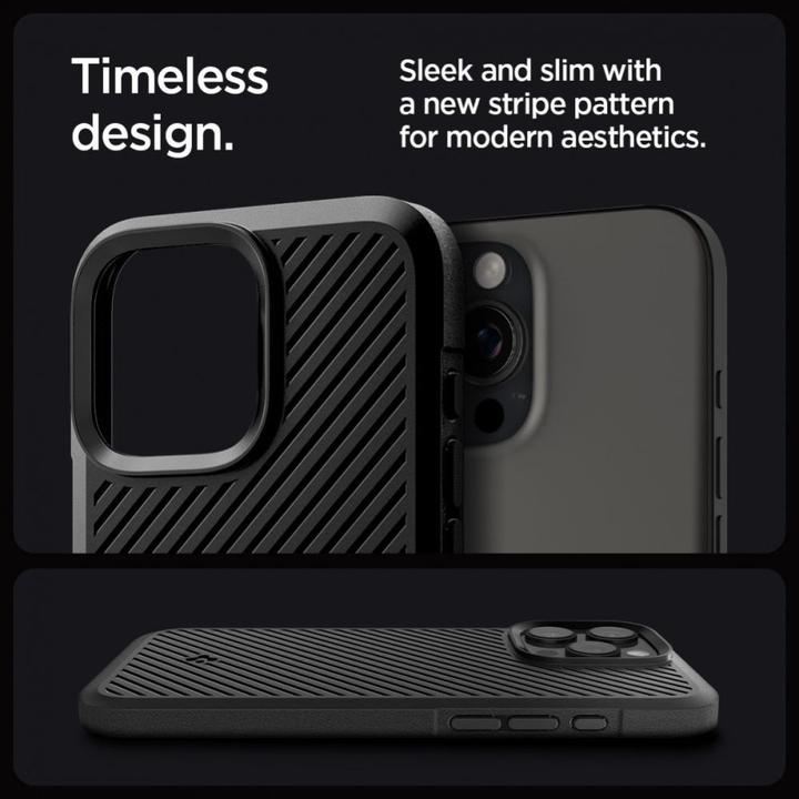 Immagine prodotto Spigen Core Armor iPhone 16 Pro nero opaco ACS08157 (Apple iPhone 16 Pro)