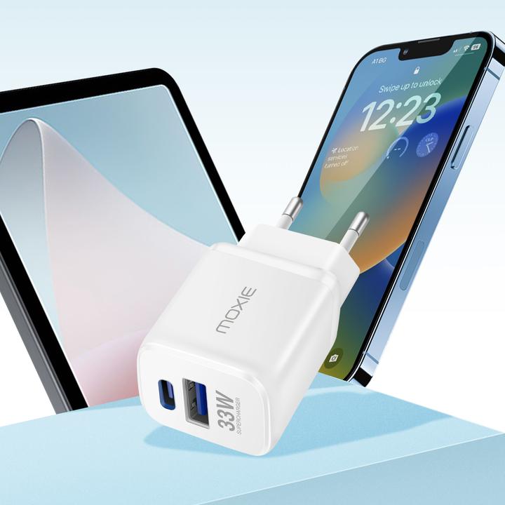 Actual product image Moxie Supercharger USB / USB-C power supply unit (33 W)