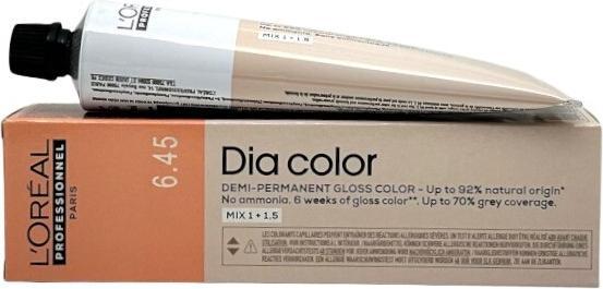 Actual product image L'Oréal Paris Loreal DIA Colour 6.45 Dark Blonde Copper Mahogany 60 ml (6.45 Dark blonde copper-coloured mahogany brown)