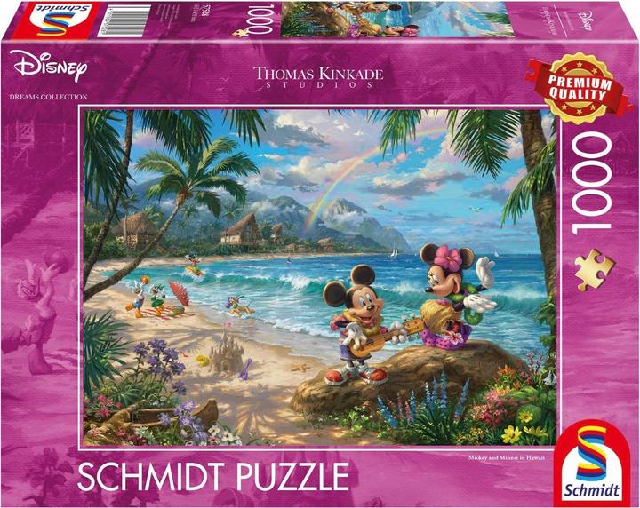 Immagine prodotto Schmidt Spiele Topolino e Minnie Disney alle Hawaii (1000 pezzi)