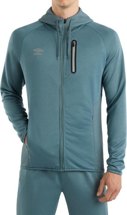 Umbro Sportswear Kapuzenpullover Durchgehender Reissverschluss Raglanärmel (S)
