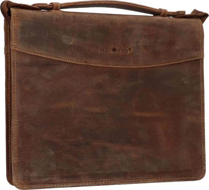 Image du produit Greenburry Classeur à anneaux vintage en cuir 34 cm (1 x)