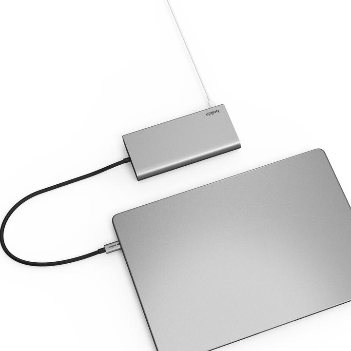 Actual product image Belkin INC015BTSGY-CZ (USB-C, 8 Ports)