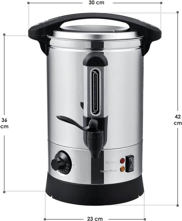 Image du produit Juskys Bouilloire à vin Teramo (7 l)