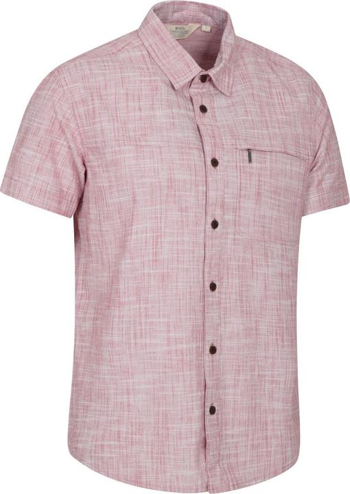 Actual product image Mountain Warehouse Mens Coconut Slub Short-Sleeved Shirt (S)