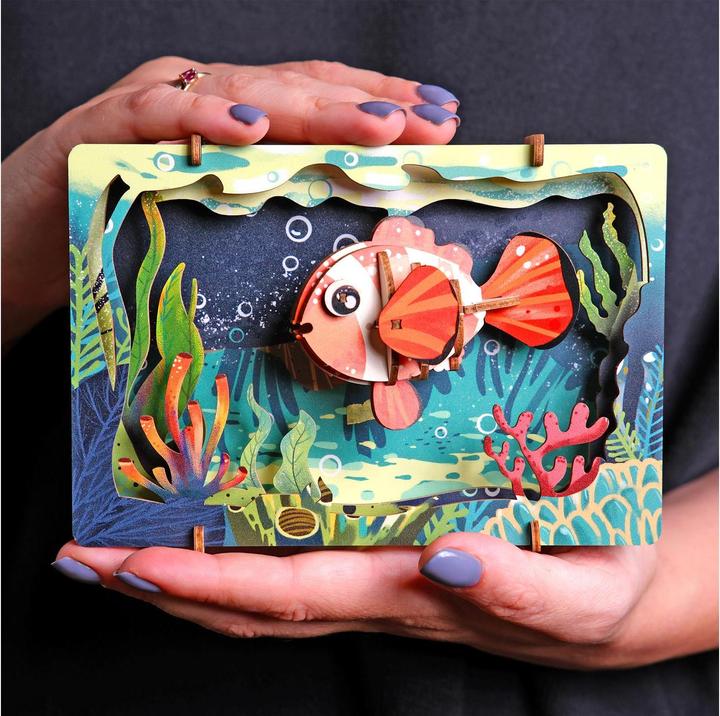 Produktbild Escape Welt Clownfisch - 3D Holzmodell (22 Teile)