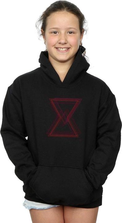 Actual product image Girls Avengers Infinity War Black Widow Lines Hoodie (152, 158)