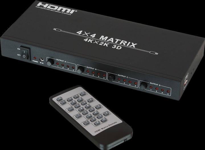 Actual product image Lindy HDMI 4K UHD 4x4 Matrix