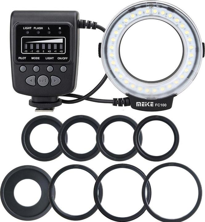 Image du produit Meike FC 100 Ring Flash (éclairage annulaire)