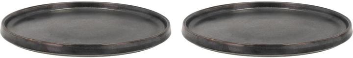Produktbild Villa Collection Speiseteller Fjord Ø 20.5 cm, 2 Stück, Schwarz (2 x, 20.50 cm)