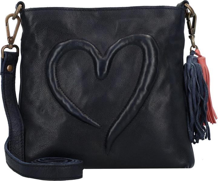 Produktbild Taschendieb Herzweg Umhängetasche Leder 24 cm
