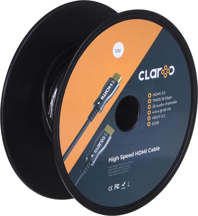 Immagine prodotto Claro CAVO HDMI FIBRA OTTICA AOC 2.0 4K 10M - Cavo - Digitale/Display/Video (10 m, HDMI)