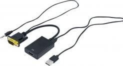 Immagine prodotto Protect Expert CONVERTITORE VGA +AUDIO (jack 3,5 mm) VERS HDMI - 17 CM