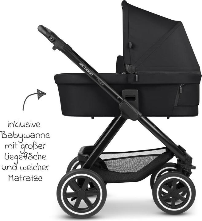 Produktbild ABC Design 3in1 Kinderwagen-Set Samba - inkl. Babywanne