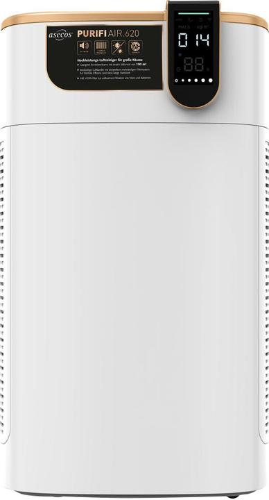 Actual product image asecos Purifair 620 air purifier Dimensions 640 x 400 x 230 mm (40 m²)