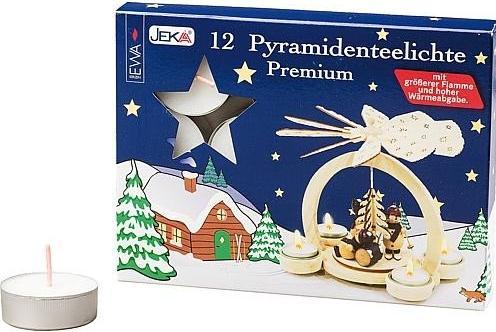 Actual product image Saico Pyramid candles set of 12 = 1 piece PK7016 123812P (12 pcs.)