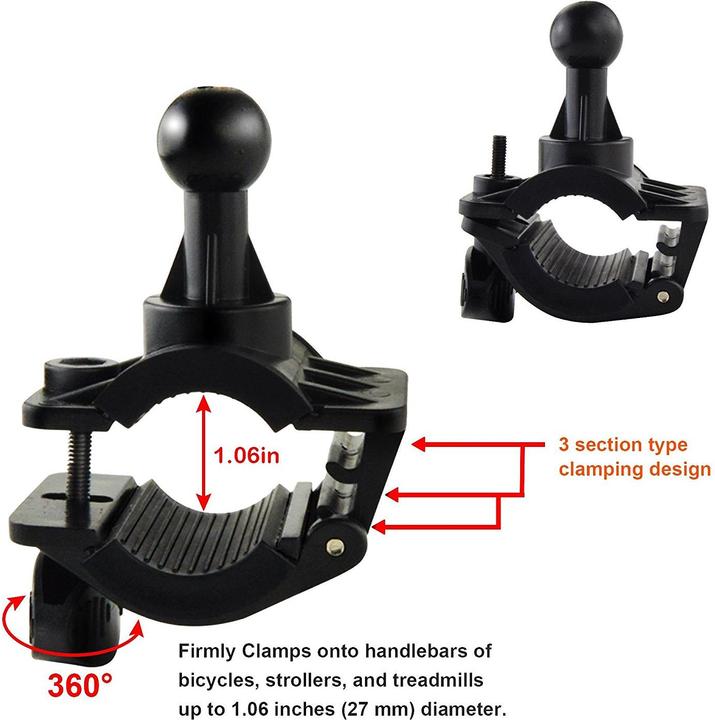 Produktbild PhoneLook Universal Telefonhalter für Fahrrad mit Gummiband für flexible Grösse