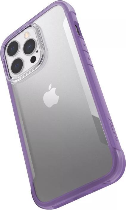 Immagine prodotto Raptic iPhone 13 Pro - /X-Doria Terrain - Impact Case, mit violettem Rahmen (Apple iPhone 13 Pro)