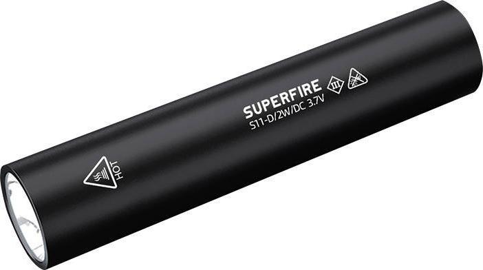 Superfire Zaklamp S11-D, 135lm, USB (11.30 cm, 135 lm)
