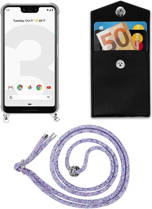 Produktbild Cadorabo TPU Handy Kette SILBER Cover
