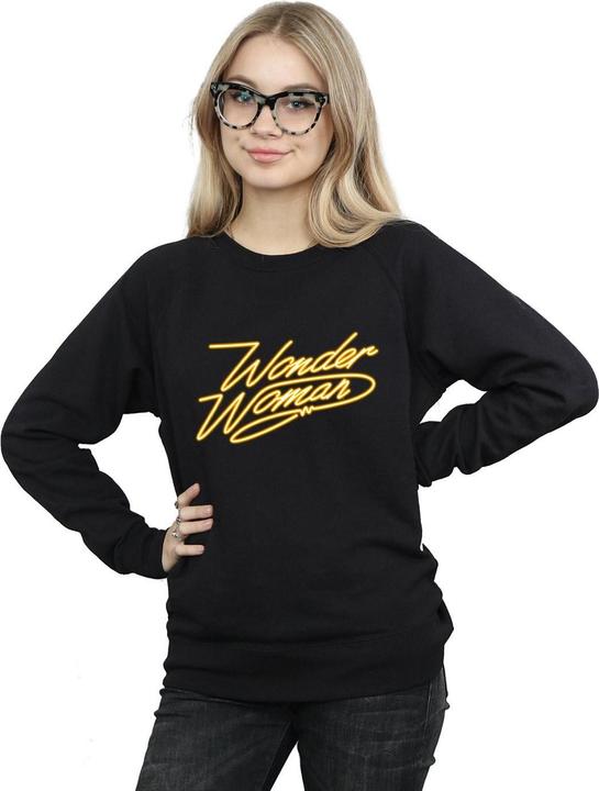 Actual product image Womens/Ladies Wonder Woman 84 Neon Sweatshirt (M)