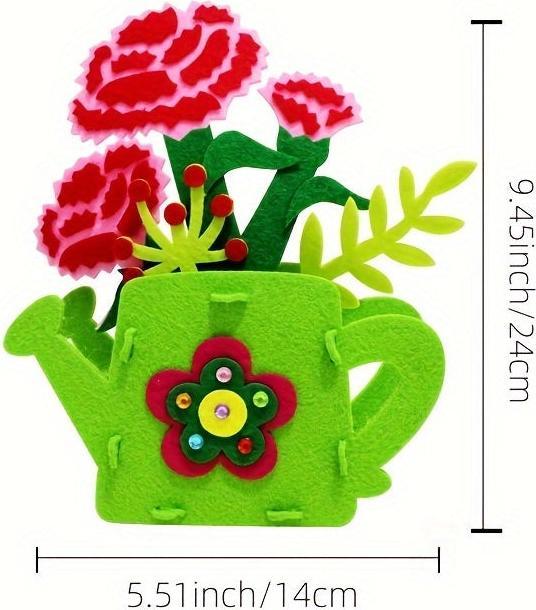 Image du produit Activity Board Pot de fleurs DIY, kit d'artisanat de fleurs, jouet d'artisanat de plantes en pot, pépinière non