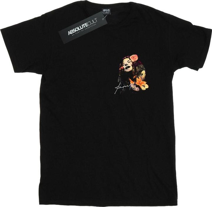 Produktbild Janis Joplin Floral Faux Pocket TShirt (XXL)