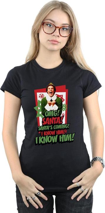 Immagine prodotto Elf OMG Santa Maglietta Donna (XXL)