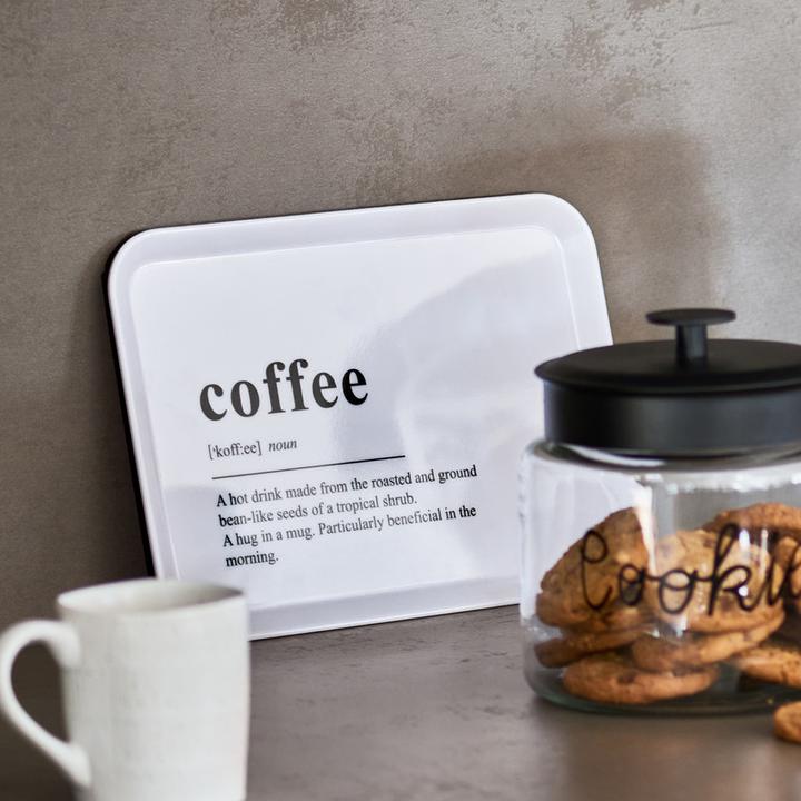 Produktbild Zeller Present Tablett Melamin Coffee 30.5x22 cm