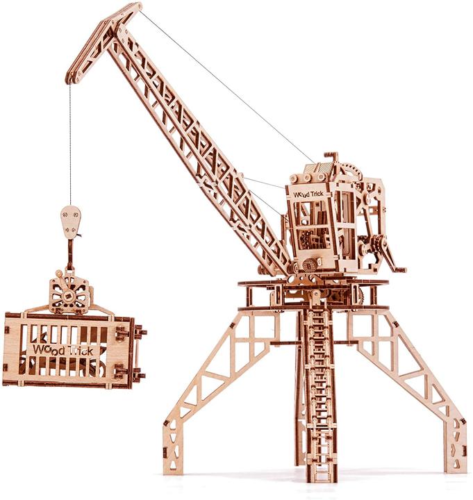 Produktbild Wood Trick Holzspielzeug Kran und Container