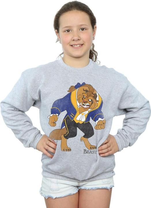 Actual product image Disney Girls Beauty And The Beast Classic Beast Sweatshirt (140, 146)