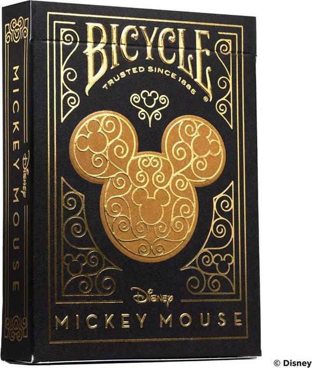 Actual product image Bicycle Disney - Black & Gold Mickey (German)