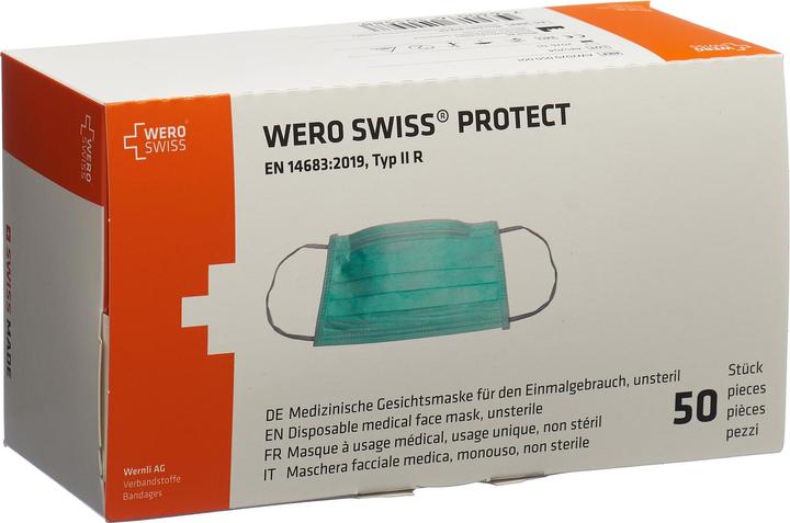 Wero Swiss Hygienemaske (Typ IIR, 50 x)