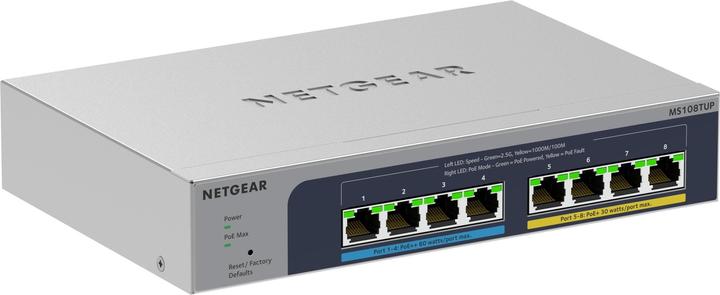 Actual product image Netgear MS108TUP - 1 year Insight Managed 8PT MG (8 Ports)