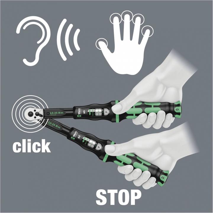 Actual product image Wera Bicycle Set Torque 1 (1/4", 2.50 Nm, 25 Nm)