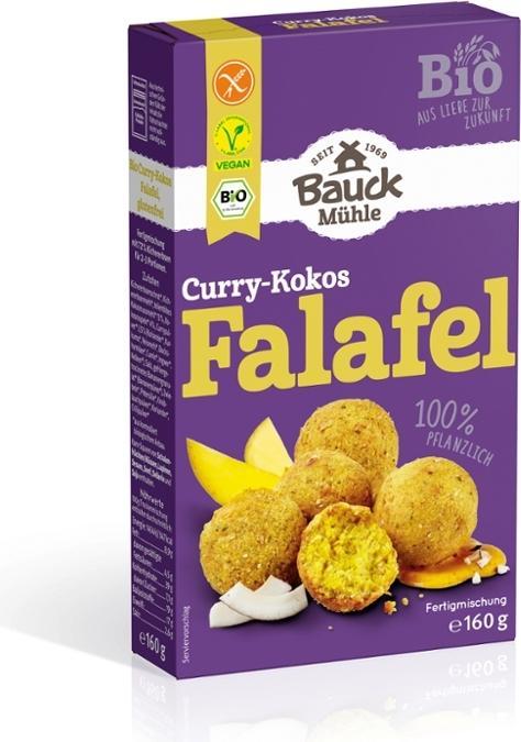 Produktbild Bauckhof Falafel Curry-Kokos glutenfrei (160 g)