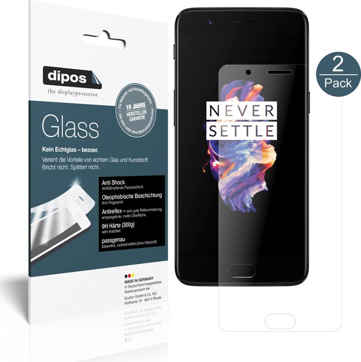Image du produit Dipos Film de Protection d’écran Anti-Shock (2 pièce(s), OnePlus 5)